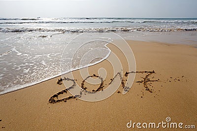 Happy New Year 2017 Stock Photo