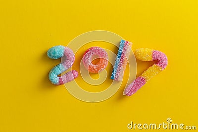 Happy New Year 2017 Stock Photo