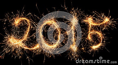 2015 - Happy New year Stock Photo