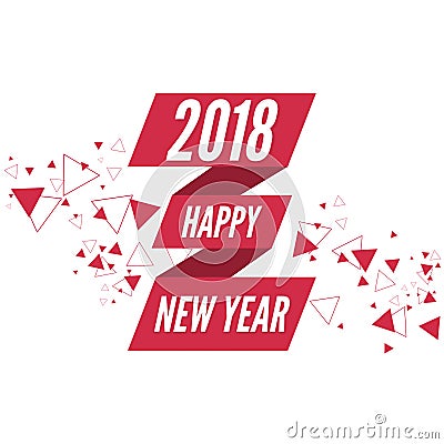 Happy new year . Vector Illustration