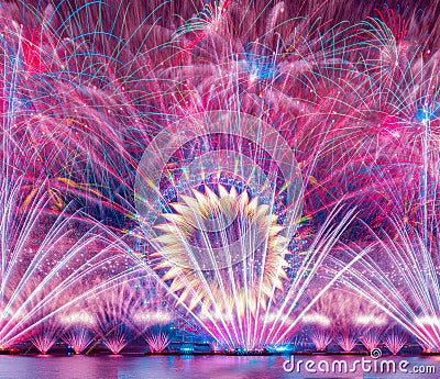 Happy New year 2019 Editorial Stock Photo