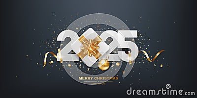 Happy New Year 2025 Vector Illustration