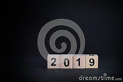 Happy new year 2019 Stock Photo