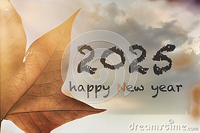 2025 Happy new year Stock Photo