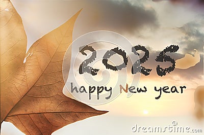 2025 Happy new year Stock Photo