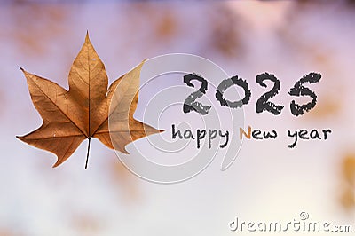 2025 Happy new year Stock Photo