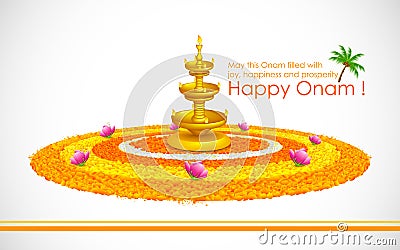 Happy Onam Vector Illustration