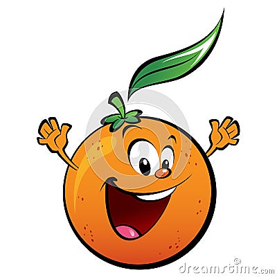 Happy orange Vector Illustration