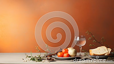 Happy passover, jewish pesach torah: a joyous celebration of tradition and community, marked by festive banners Stock Photo