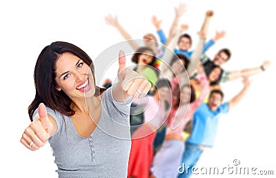 Happy people. Stock Photo