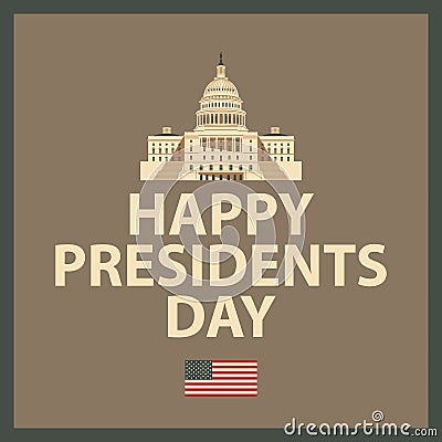 Happy President Day Vector Illustration