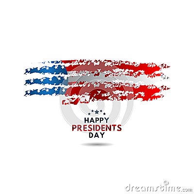 Happy Presidents Day Vector Template Design Illustration Stock Photo