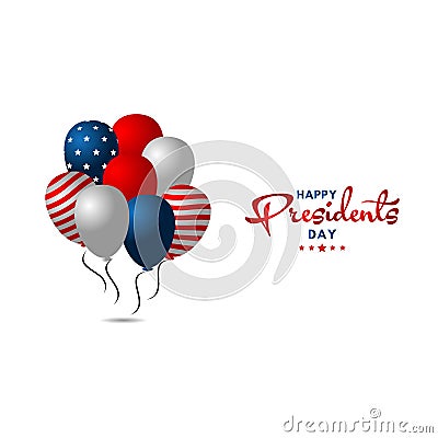 Happy Presidents Day Vector Template Design Illustration Vector Illustration