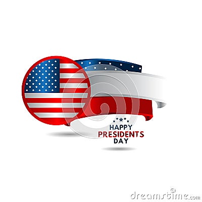 Happy Presidents Day Vector Template Design Illustration Vector Illustration