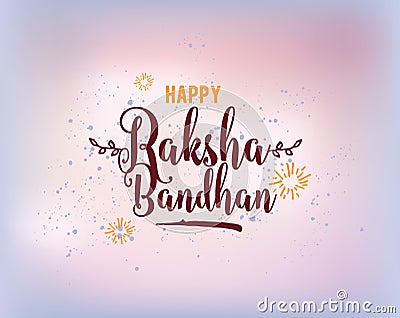 Happy Raksha Bandha Vector Illustration