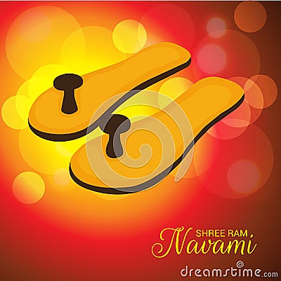 Happy Ram Navami. Stock Photo