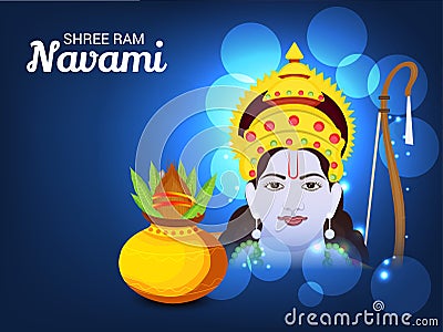 Happy Ram Navami. Stock Photo