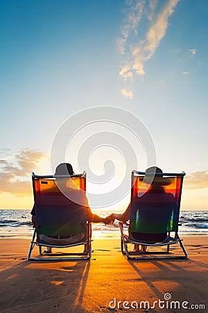 Happy Romantic Couple Stock Photo