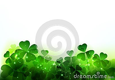 Happy Saint Patricks Day Background. Vector Illustration