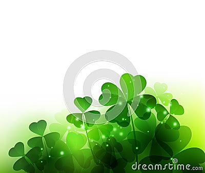 Happy Saint Patricks Day Background. Vector Illustration