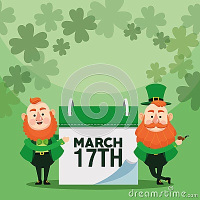 Happy saint patricks day Vector Illustration