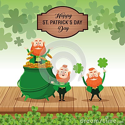 Happy saint patricks day Vector Illustration