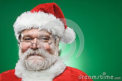 Happy Santa Claus Portrait Stock Photo