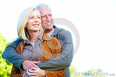 Happy senior couple. Stock Photo