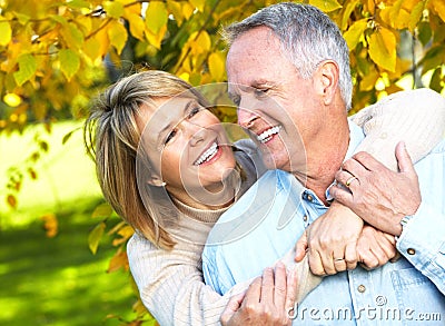 Happy senior couple. Stock Photo