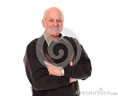 Happy senior older man Stock Photo