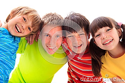 Happy Siblings Stock Photo