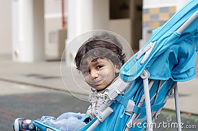 Happy smiling toddler child Stock Photo