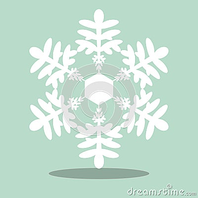 happy snowman white flake 14 Vector Illustration