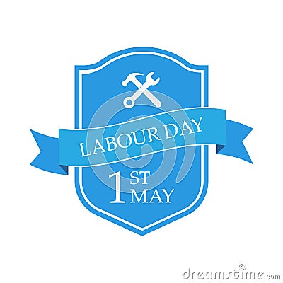 Happy 1st may - Labour day. Vector Illustration