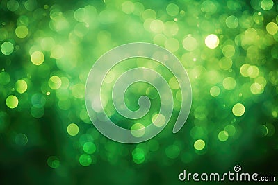 Happy St Patrick's Day Background Holiday Illustration. Green Saint Patrick Generative AI design Stock Photo