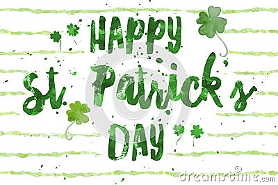 Happy St. Patrick's Day Stock Photo