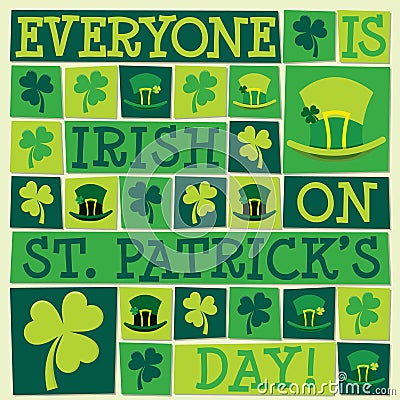 Happy St Patrick`s Day! Stock Photo