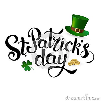 Happy St. Patrick`s Day. Vector. Vector Illustration