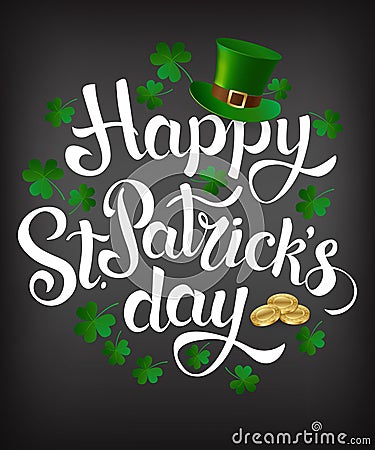 Happy St. Patrick`s Day. Vector. Vector Illustration