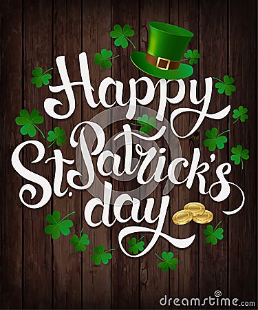 Happy St. Patrick`s Day. Vector. Vector Illustration