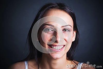 Happy teenager portrait Stock Photo