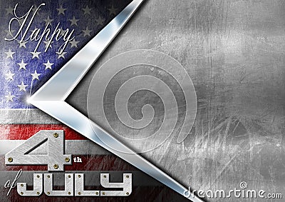 Happy 4th of July Independence Day Stock Photo
