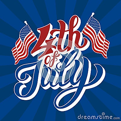 Happy 4th of July - Independence Day Vector Illustration