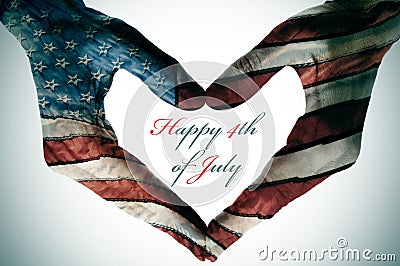 Happy 4th of july Stock Photo