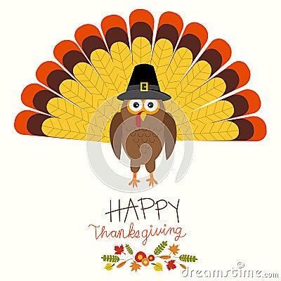 Happy Thanks giving vector Vector Illustration