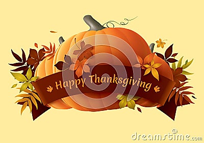 Happy Thanksgiving Vector Illustration