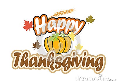 Happy thanksgiving Stock Photo