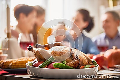 Happy Thanksgiving Day Stock Photo