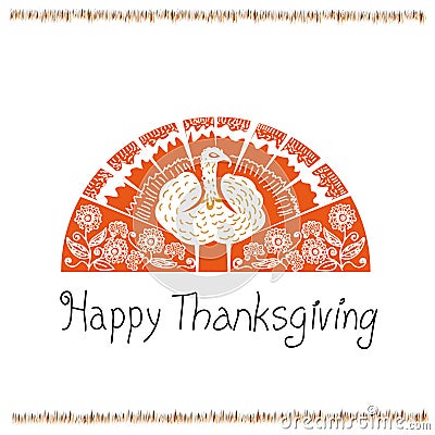 Happy Thanksgiving day Vector Illustration