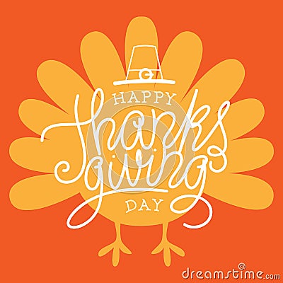 Happy Thanksgiving Day Vector Illustration